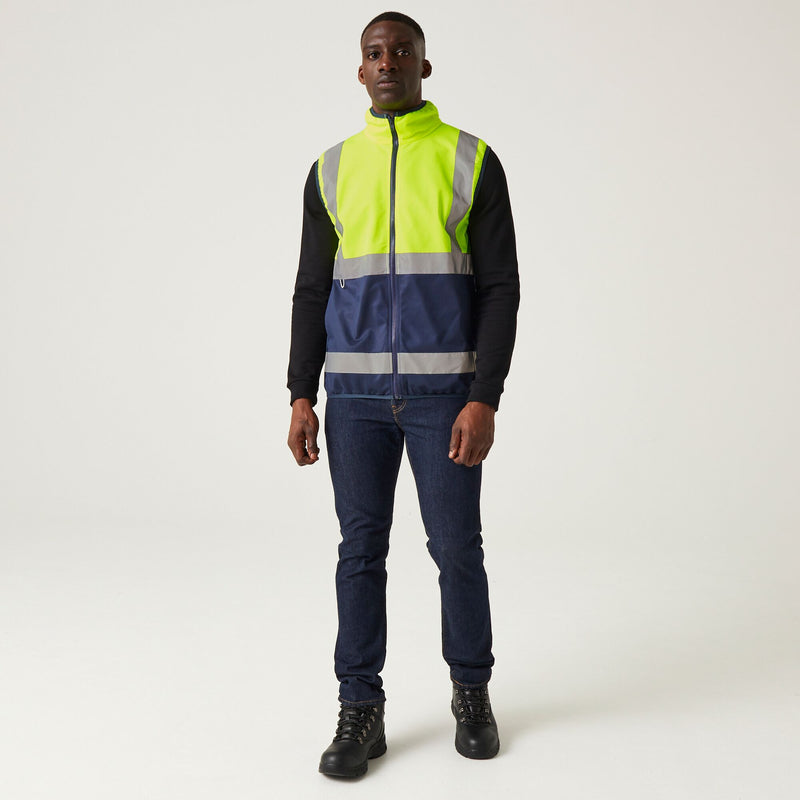 Unisex Hi-Vis Pro Full Zip Gilet