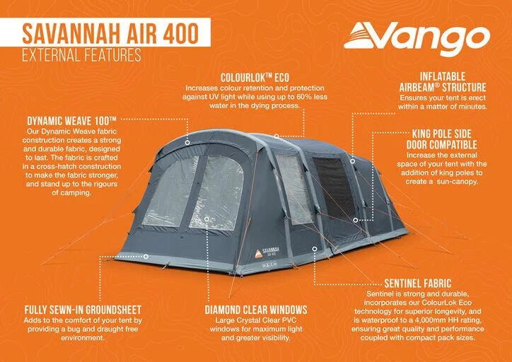 Savannah 400 Air Tent Package [ PRE - ORDER ]