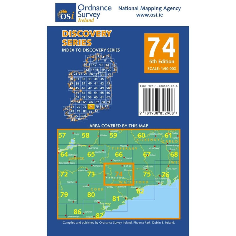 Ordnance Survey Maps | Buy OSI Maps Ireland | Paper Laminated | OAS.ie ...