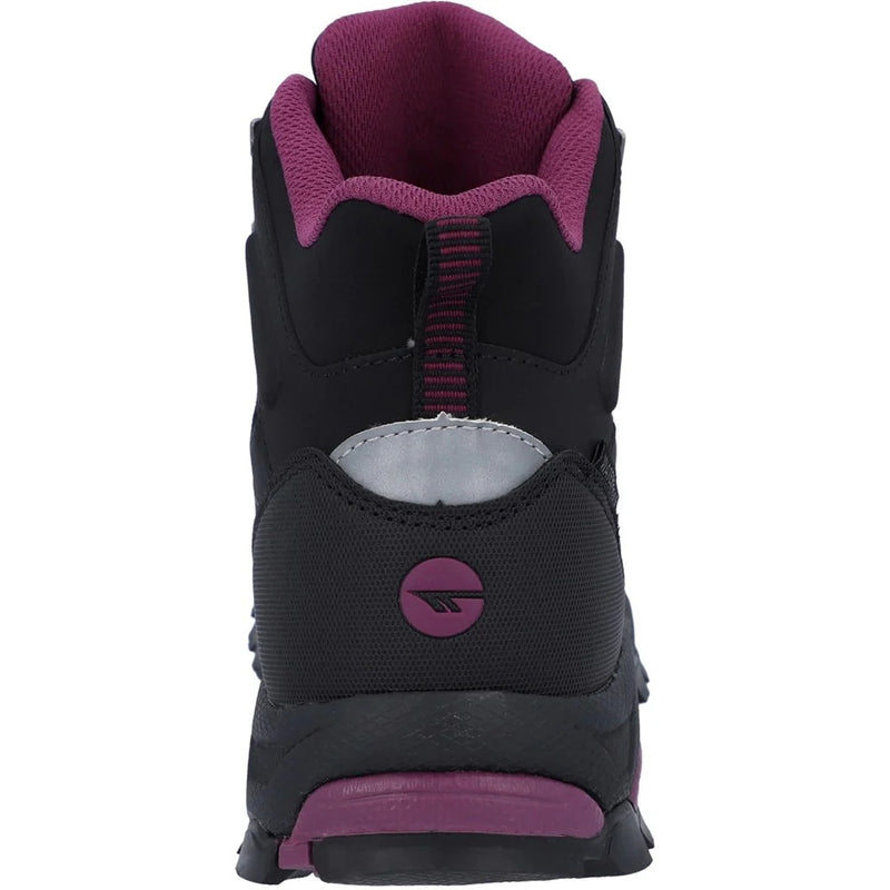 Women's Jackdaw Mid Waterproof Boots - Black/Burgundy