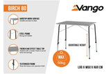 Vango Birch 80 Table