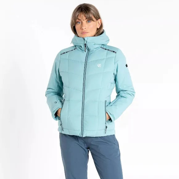 Womens Expertise Waterproof Ski Jacket Canton Green