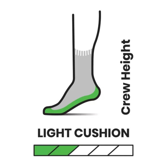 Men's Hike Light Cushion Crew Socks