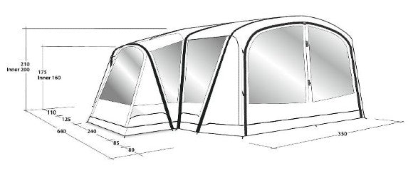 Oakdale 5 Person AirBeam Tent