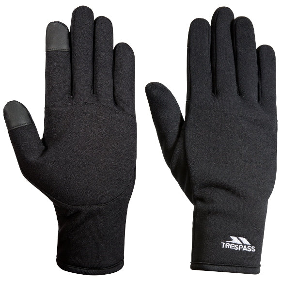 Unisex Poliner Touch Screen Glove - Black