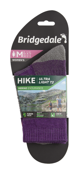 bridgedale hike ultra light t2 crew